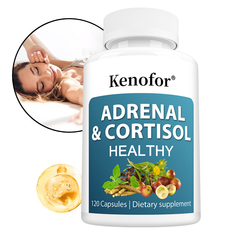 Natural Herbal Wellness - Natural Adrenal & Cortisol Wellness Capsules,