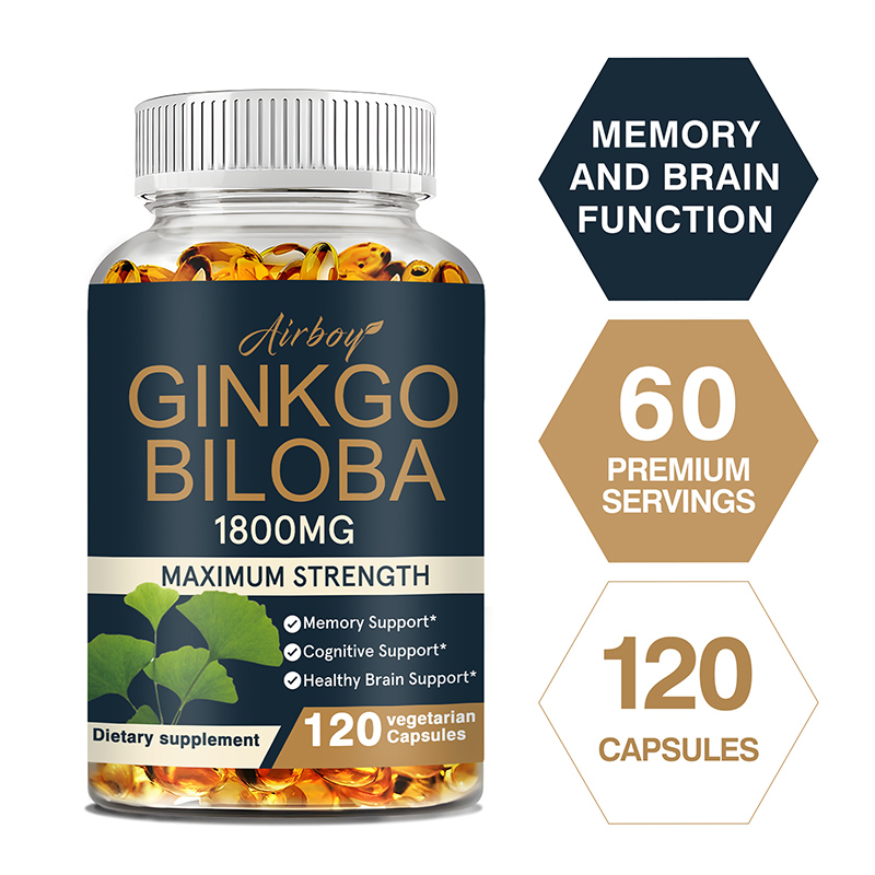 Ginkgo Biloba Extract - Ginkgo Biloba Capsules - Boost Brain,