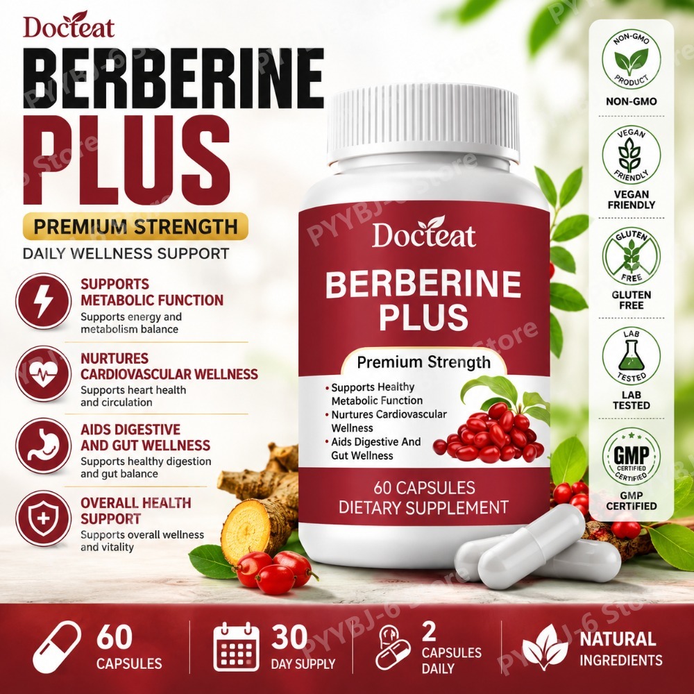 Berberine Plus Supplement 60Ca - Natural Herbal Wellness reseña y precio