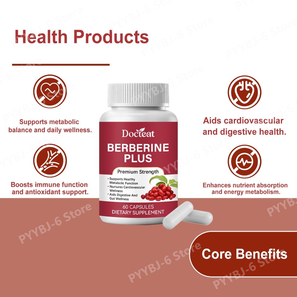 Berberine Plus Supplement 60Ca - Natural Herbal Wellness reseña y precio