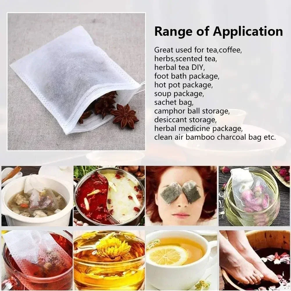 1000-100Pcs Disposable Teabags - Herbal Wellness Products reseña y precio