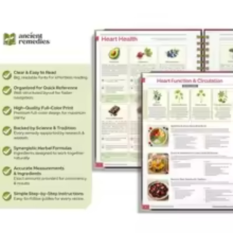 Natural Healing Manual Spiral  - Natural Herbal Wellness reseña y precio