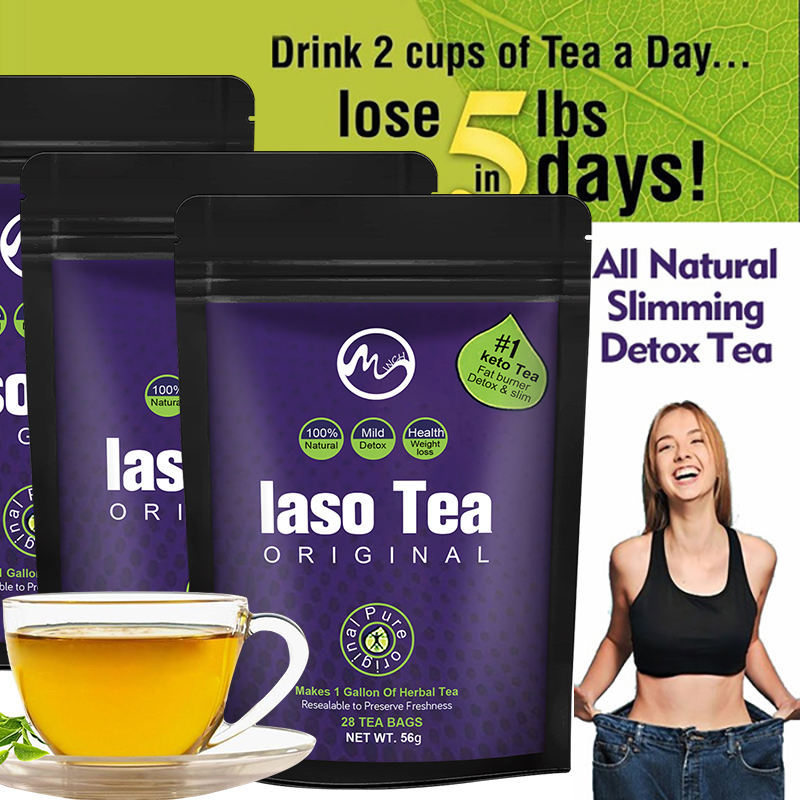 Laso Tea Detox IASO Cleanser S - Herbal Weight Gain reseña y precio