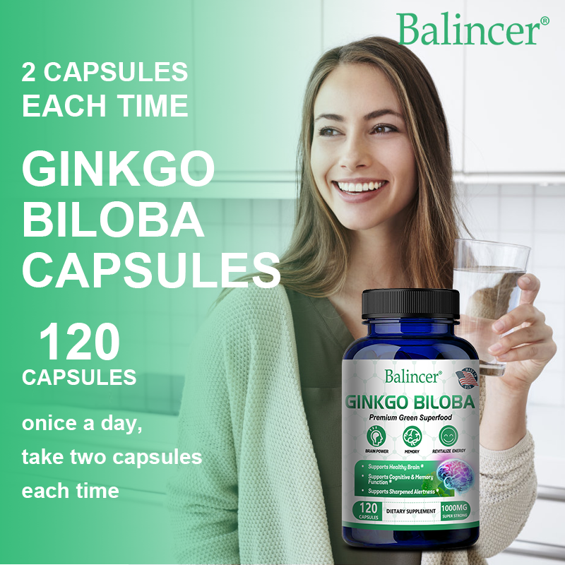 Ginkgo Biloba Capsules - Gotu  - Ginkgo Biloba Extract reseña y precio