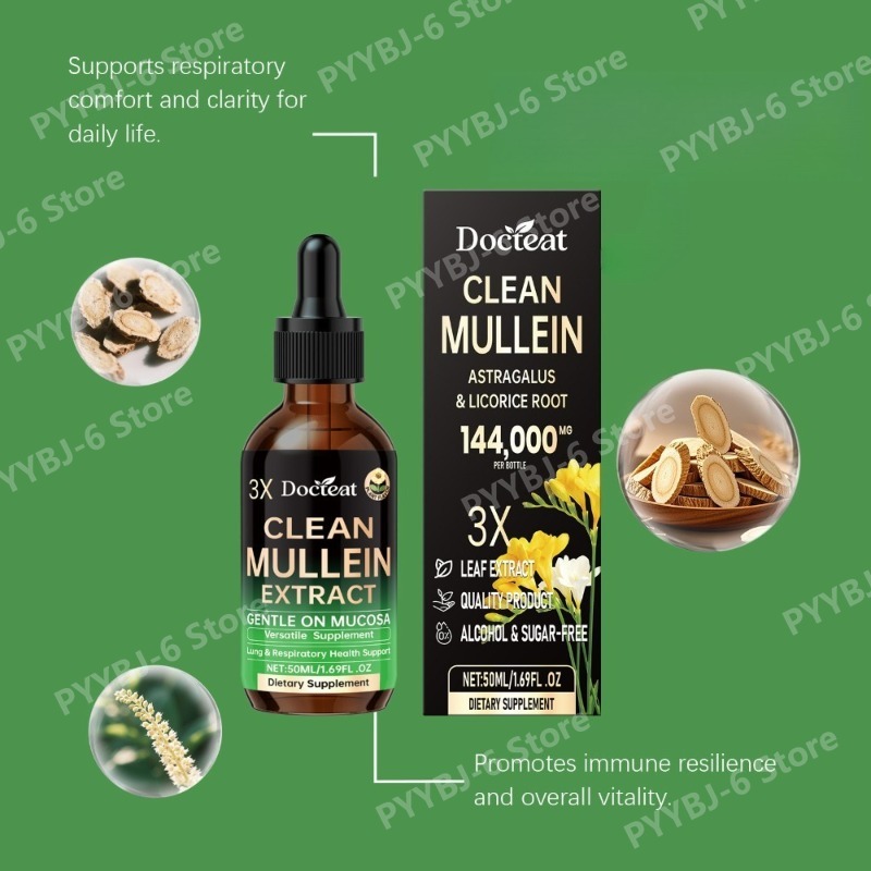 Mullein Astragalus & Licorice  - Natural Herbal Wellness reseña y precio