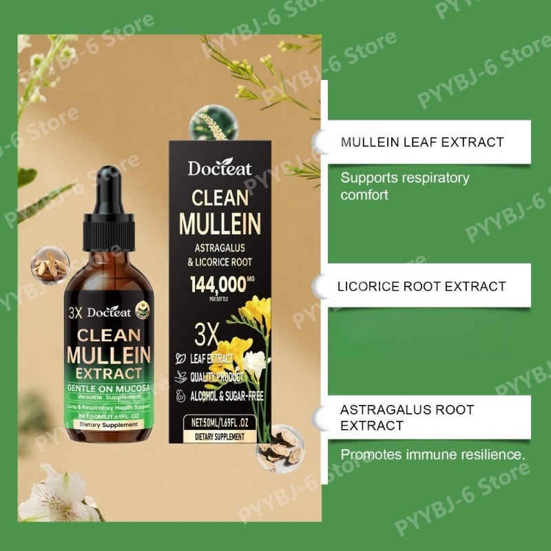 Mullein Astragalus & Licorice  - Natural Herbal Wellness reseña y precio