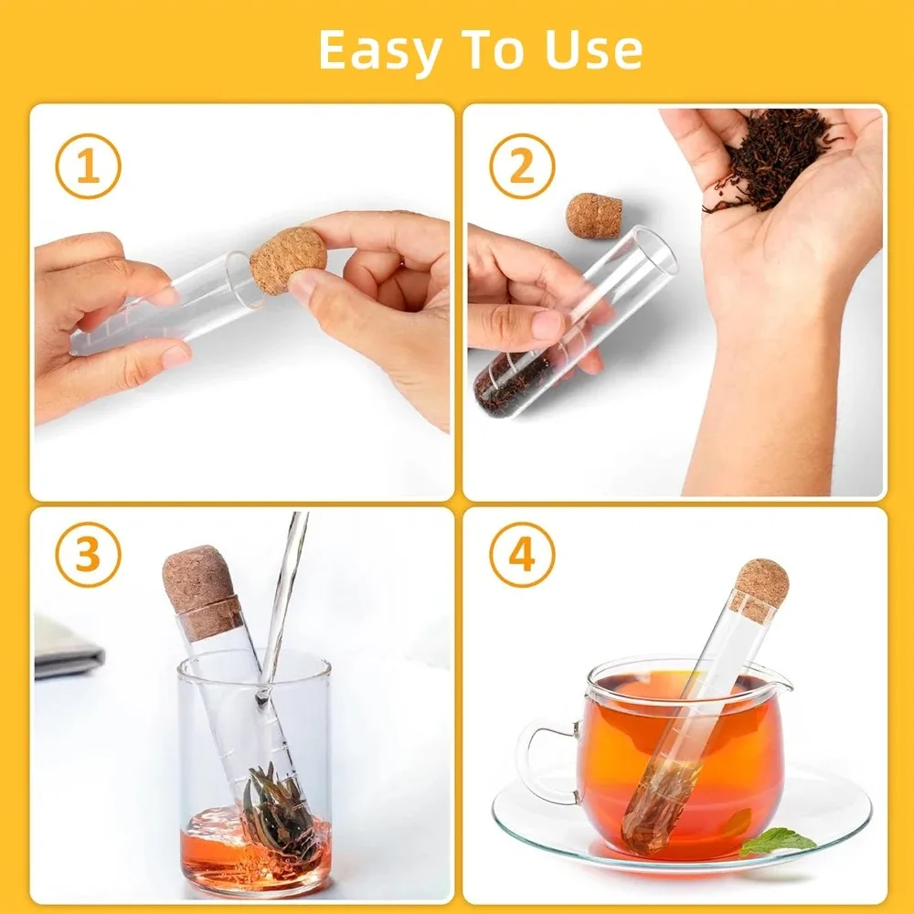 Creative Glass Tea Infuser Pip - Herbal Wellness Products reseña y precio