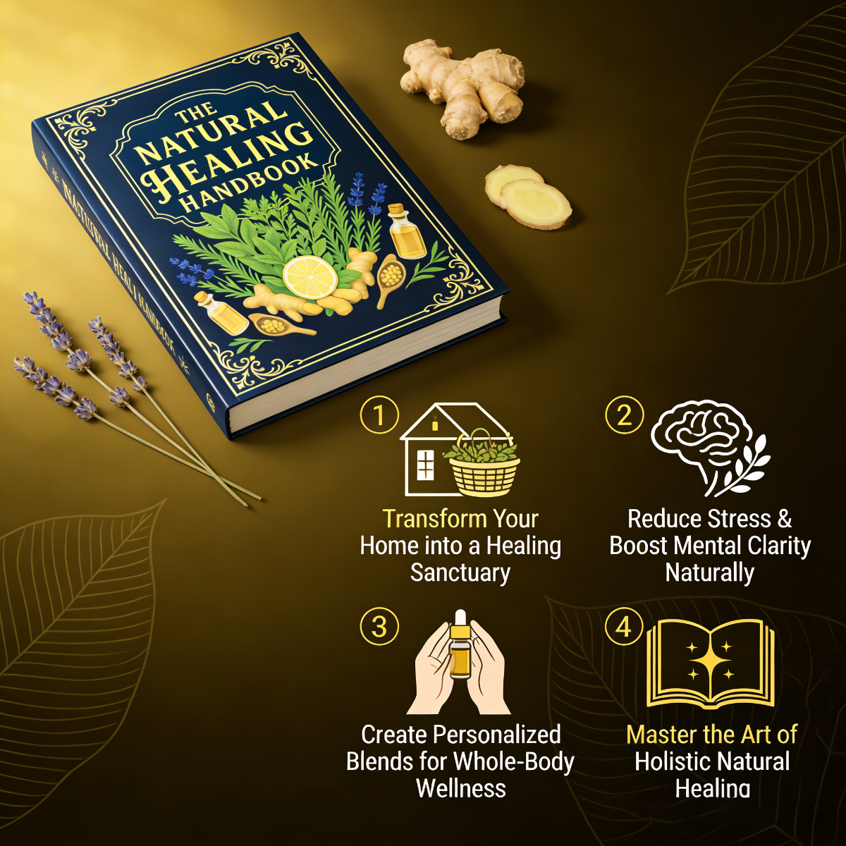 The Natural Healing Handbook:  - Natural Herbal Wellness reseña y precio